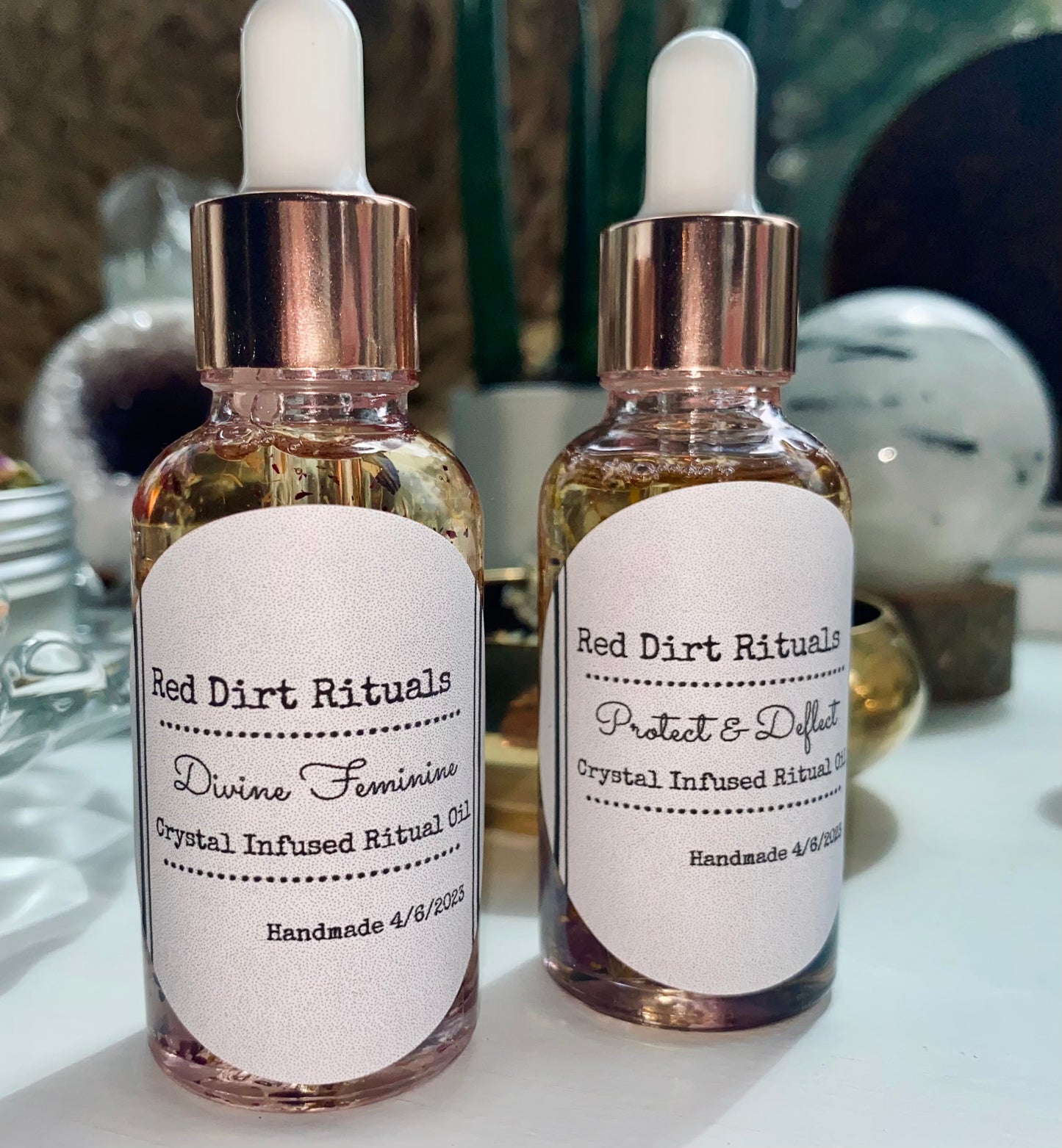 Crystal Infused Protect & Deflect Ritual Oil
