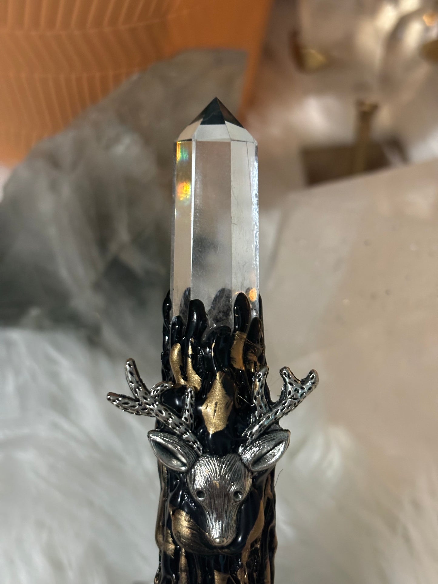 Quartz Crystal Altar Broom