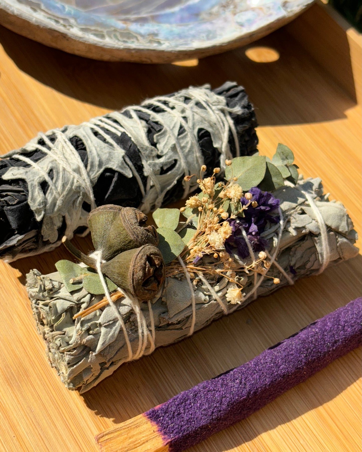 Good Vibes Await’ Smudging Trio