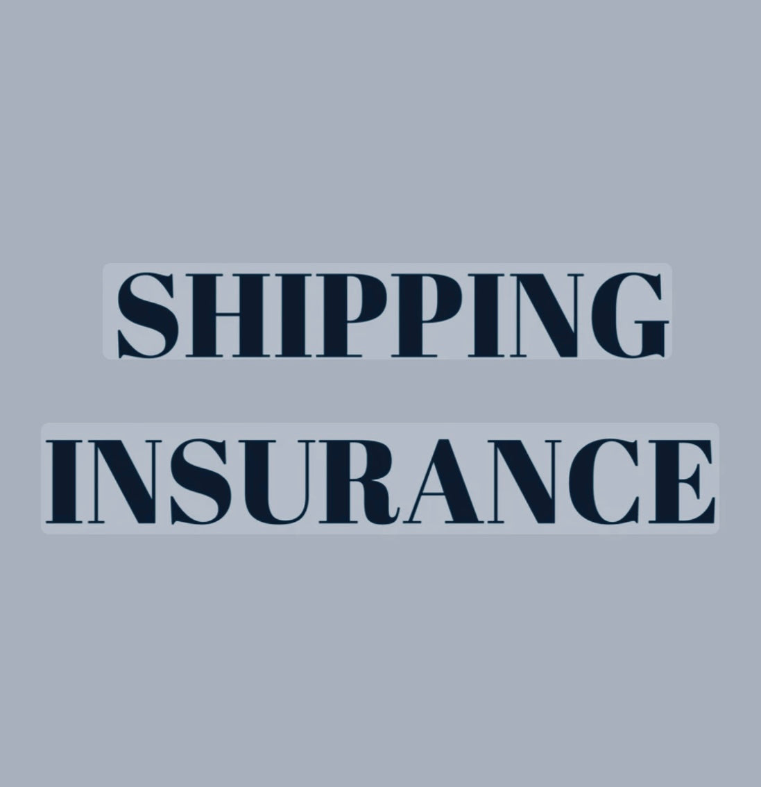 1 Additional Shipping Insurance